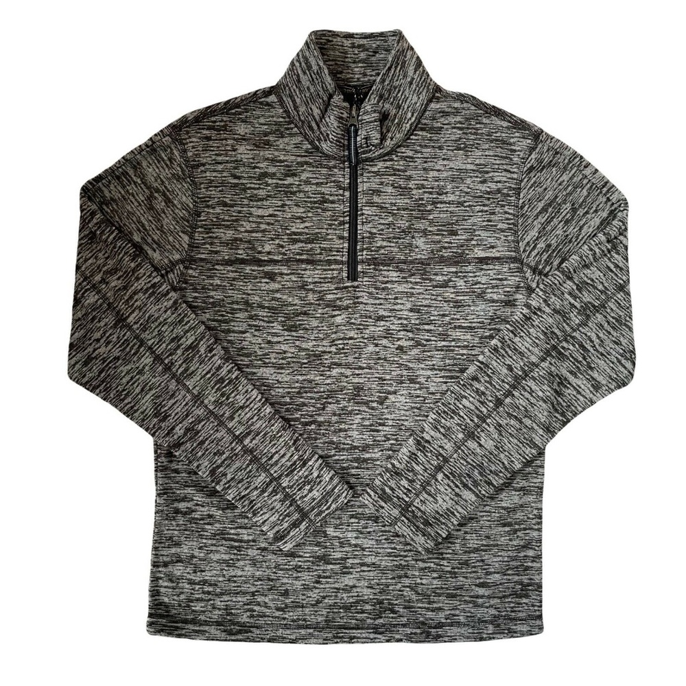 Vintage 1946 Mens Nordstrom Fleece Quarter Zip Pullover Sweatshirt Gray NWT